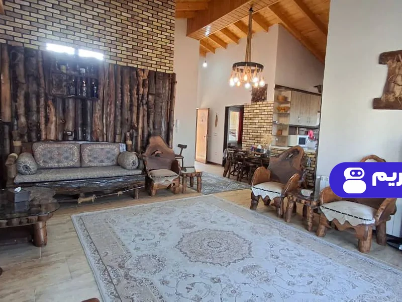 ویلا روستیک جنگلی با جکوزی