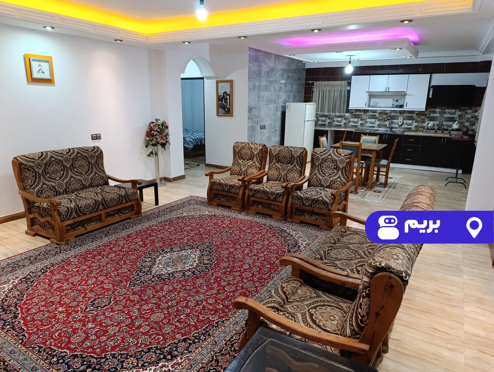 مبله آراد (طبقه اول) نزدیک دریا در شیرود