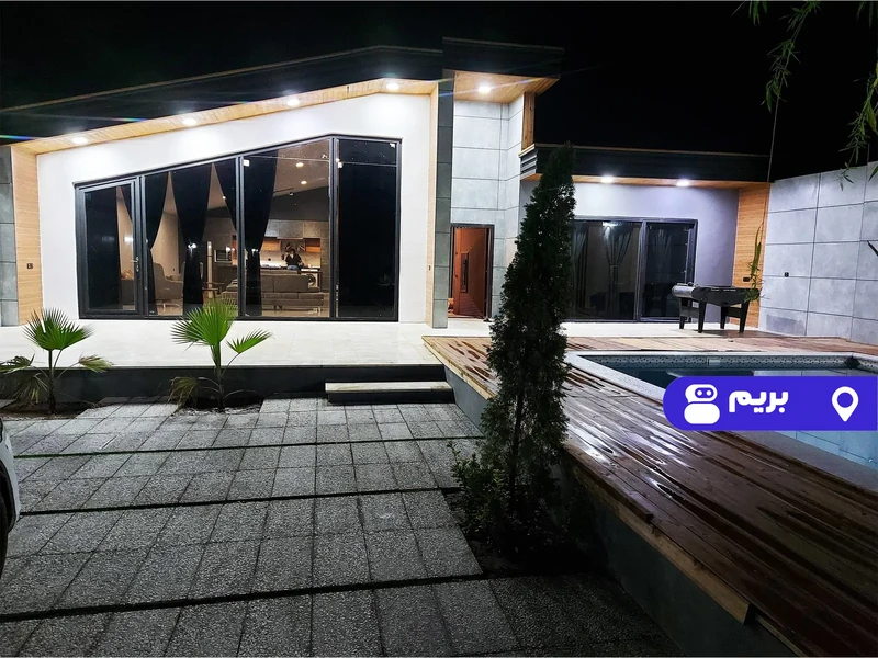 ویلا استخردار لوکس آبگرم حلما با بیلیارد