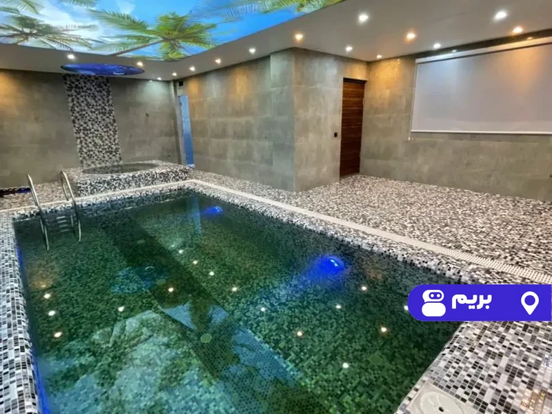 ویلا استخردار آبگرم با بیلیارد خانه دریا