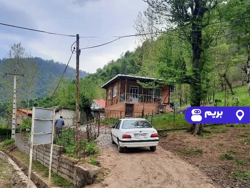 کلبه چوبی مهدی جاده ییلاق