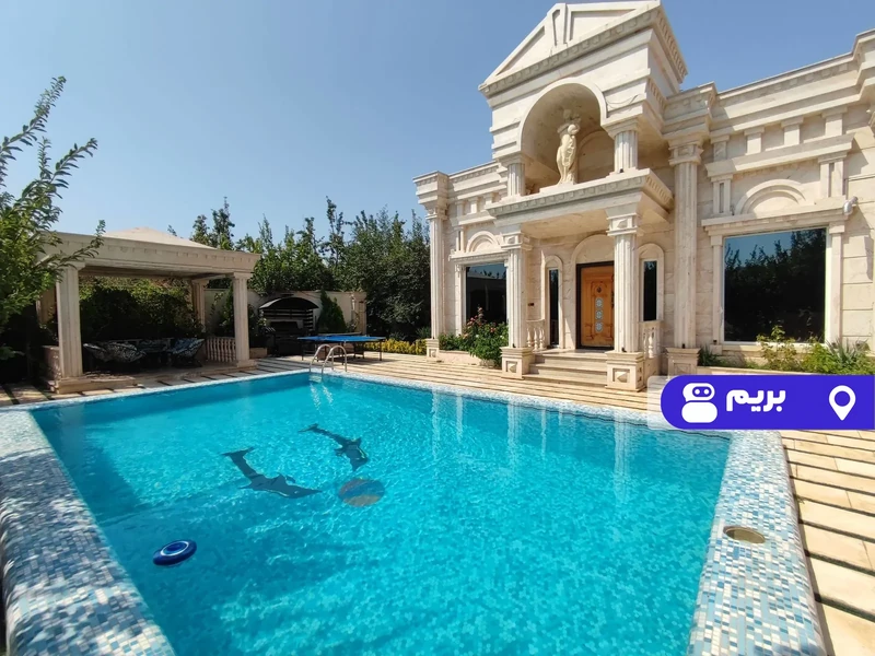 ویلا عمارت استخردار آبگرم یاس سفید
