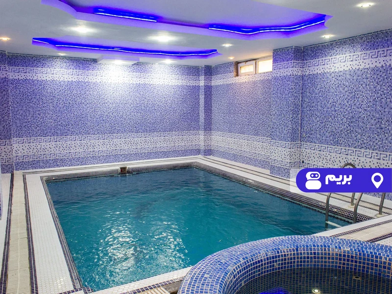 ویلا استخردار آبگرم لاکچری تریبلکس رضا