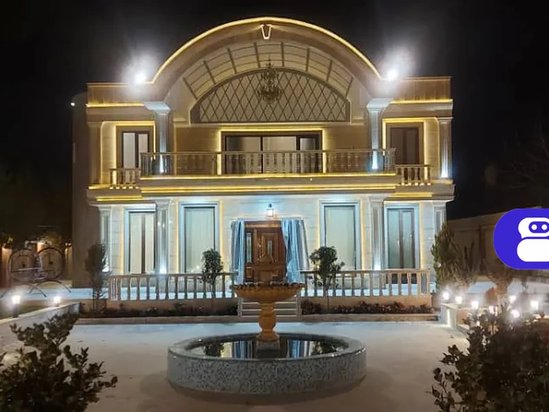 ویلا استخردار آبگرم عمارت آرین با فوتبال دستی
