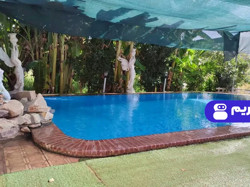 ویلا استخردار آبسرد آسنات با فوتبال دستی