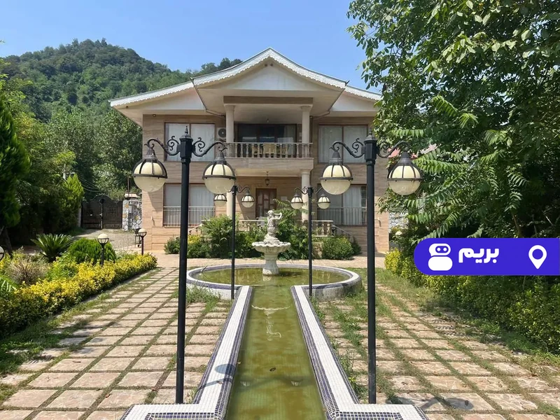 ویلا استخردار آبگرم خاکی با بیلیارد