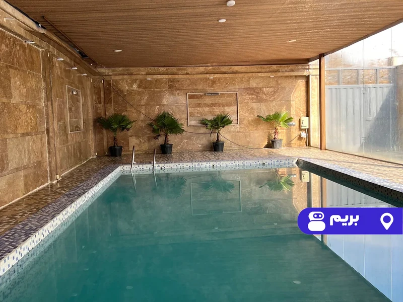 ویلا استخردار آبگرم کیوان غربی با فوتبال دستی