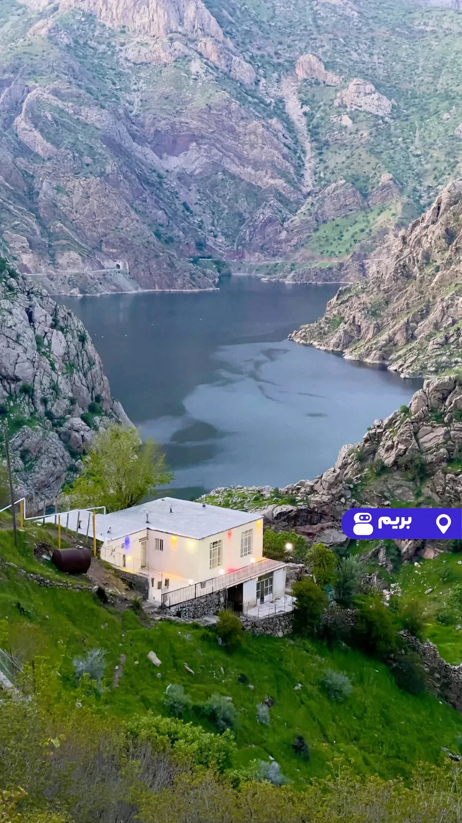 داریان نزدیک سد در پاوه