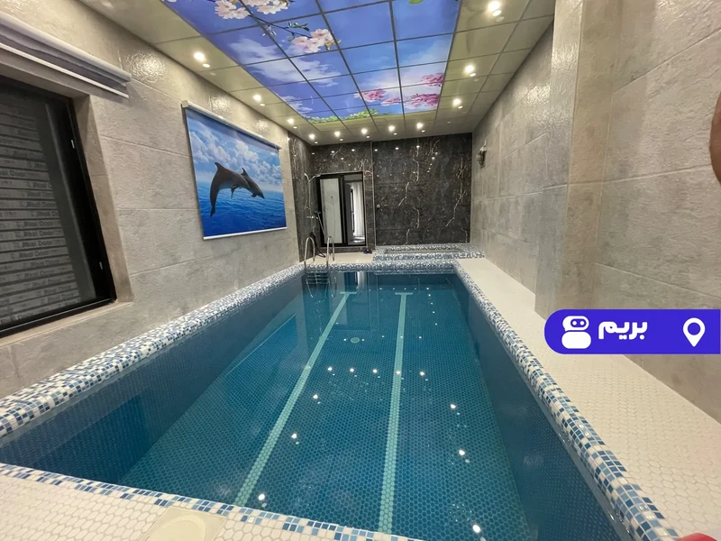 ویلا استخردار آبگرم افق با جکوزی و ایرهاکی و بیلیارد