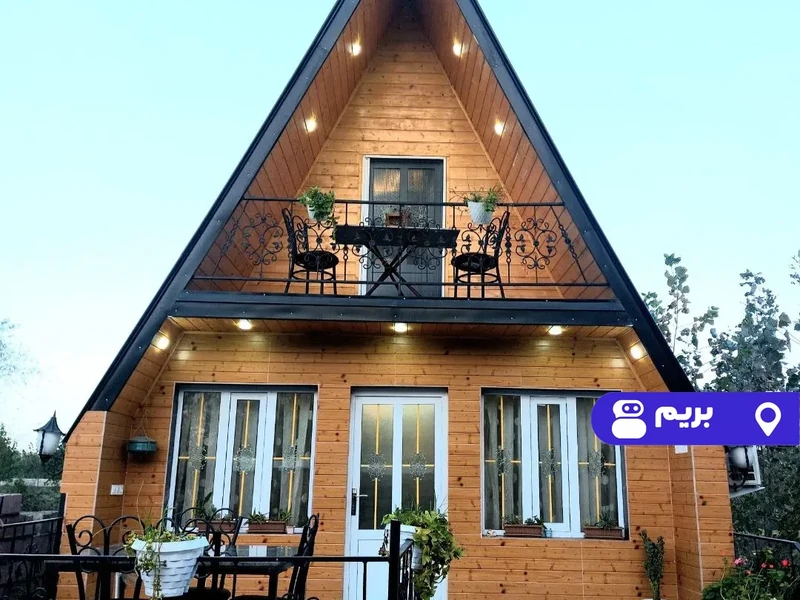 کلبه سوئیسی آجری با جکوزی