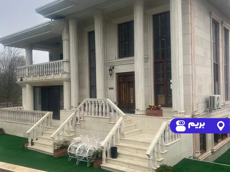 ویلا لاکچری استخردار آبگرم سپیدار با جکوزی و بیلیارد