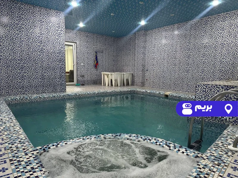 ویلا استخردار آبگرم آسمان با جکوزی و بیلیارد