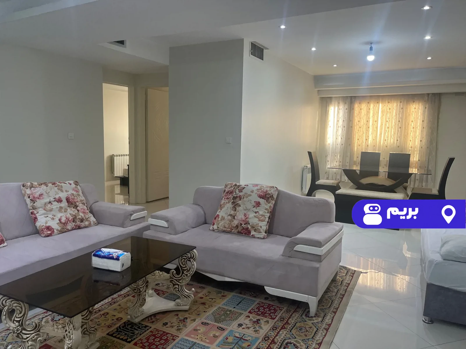 دو خوابه مرکز شهر (6) ساختمان مهوین در تهران