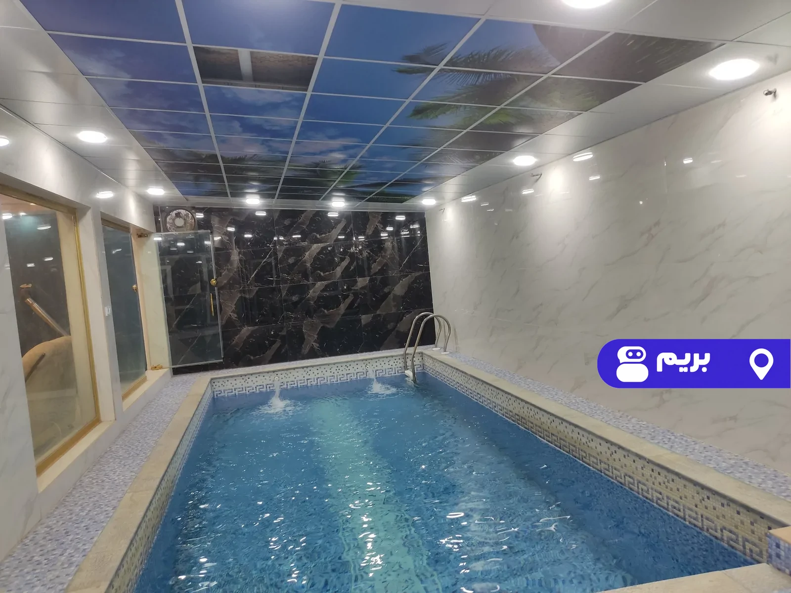 استخردار سرپوشیده آبگرم امیرحسین در چهارباغ