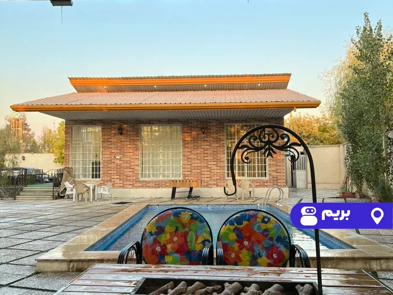 ویلا استخردار آبگرم اسکای با فوتبال دستی