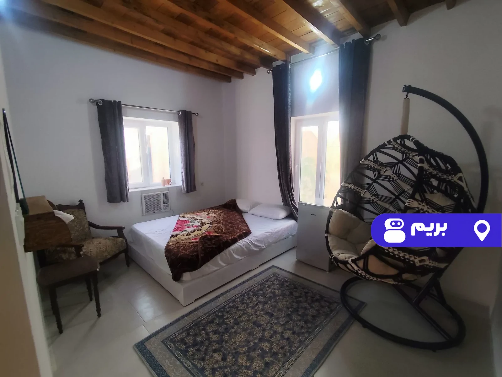 عمارت بادگیر (اتاق 8 مستردار) با صبحانه رایگان در قشم
