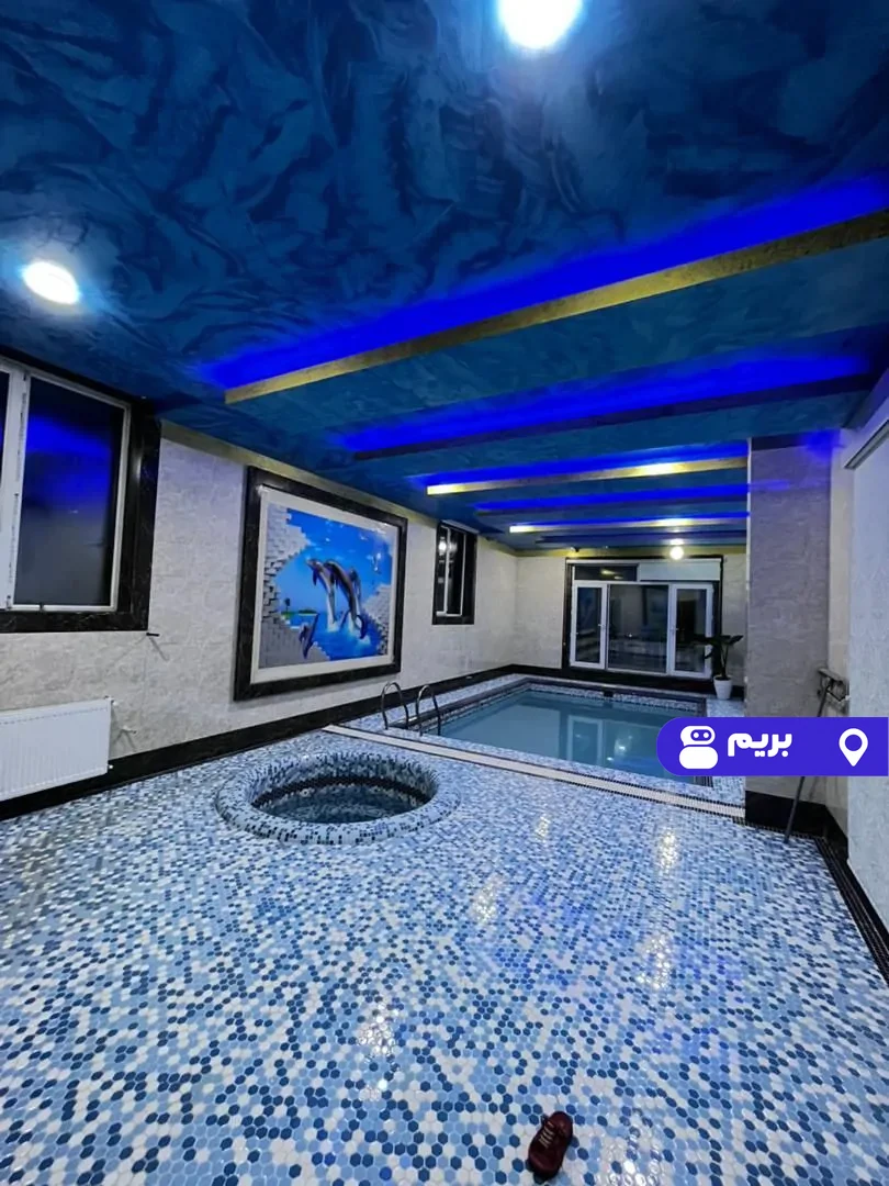 استخردار آبگرم عمارت سلین با بیلیارد در رودهن