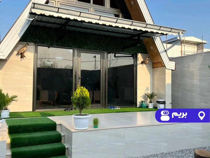 کلبه سوئیسی استخردار آبگرم سوشیان با جکوزی