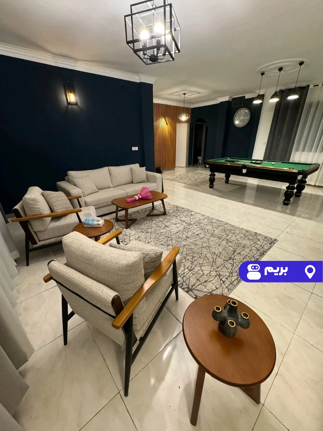 مبله سرو (1) در سعادت آباد با جکوزی و بیلیارد در تهران