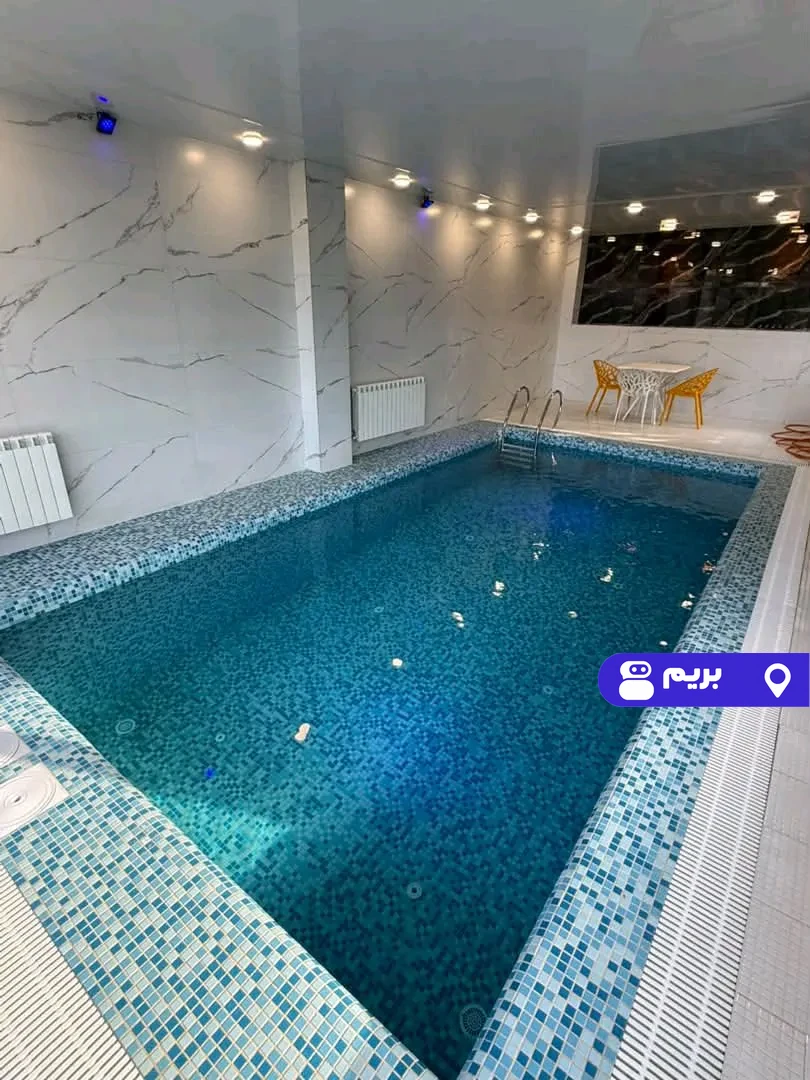 چوبی استخردار آبگرم پاردیس با فوتبال دستی در رامسر