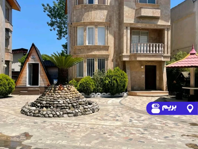 ویلا استخردار آبگرم باران (1) با فوتبال دستی