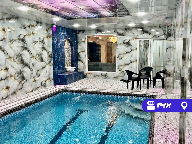 ویلا استخردار آبگرم یشم با بیلیارد و فوتبالدستی