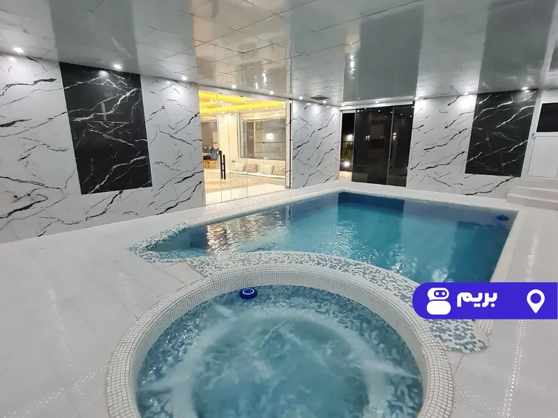 ویلا استخردار آبگرم پارمیس با جکوزی و بیلیارد