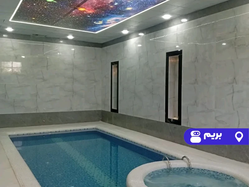 ویلا استخردار آبگرم محسن با جکوزی و  بیلیارد
