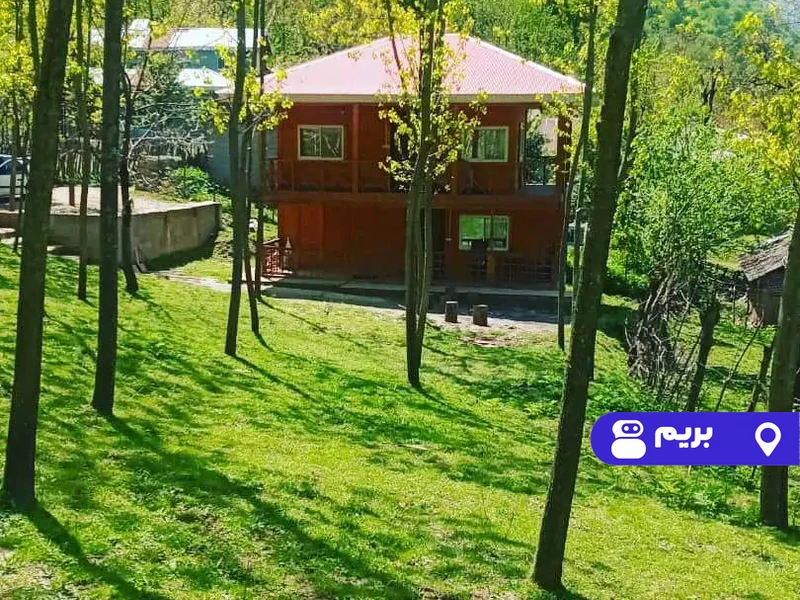 کلبه چوبی جنگلی جکوزی دار نساء